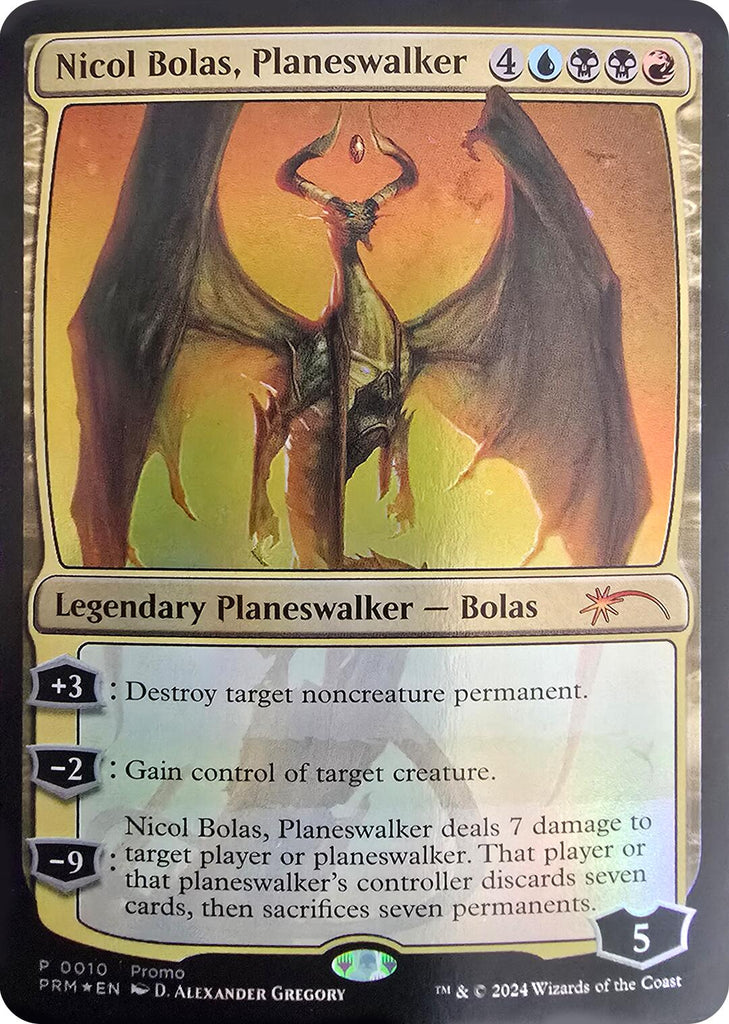 mtg nicol bolas planeswalker commander deck Nicol Bolas, Planeswalker [Media Promos]