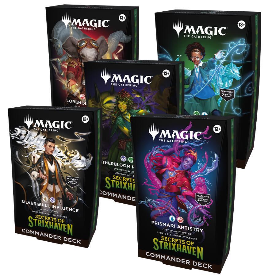 cool commander decks mtg Secrets of Strixhaven Commander Decks [MTG]