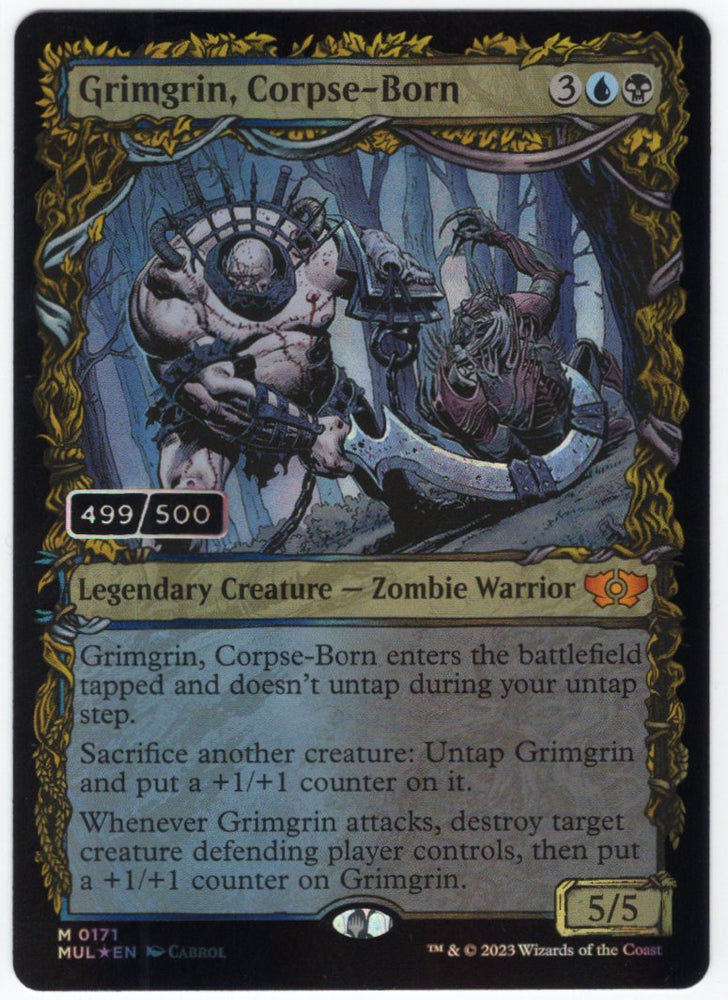 Grimgrin, Corpse-Born #499/500 Serialized - Multiverse Legends