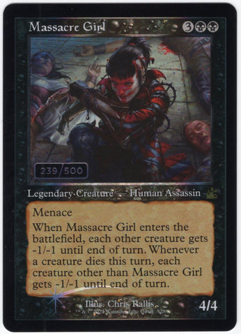 Massacre Girl #239/500 Serialized - Ravnica Remastered