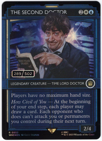 The Second Doctor #289/502 Serialized - Doctor Who