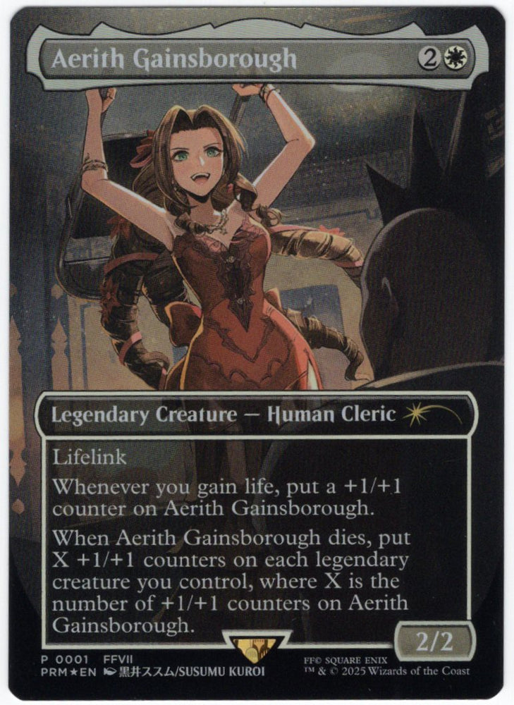 Aerith Gainsborouh RC Prize Card Foil