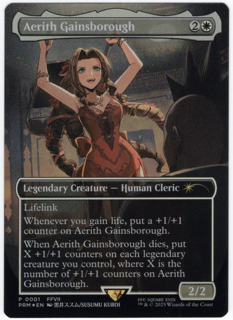 Aerith Gainsborouh RC Prize Card Foil