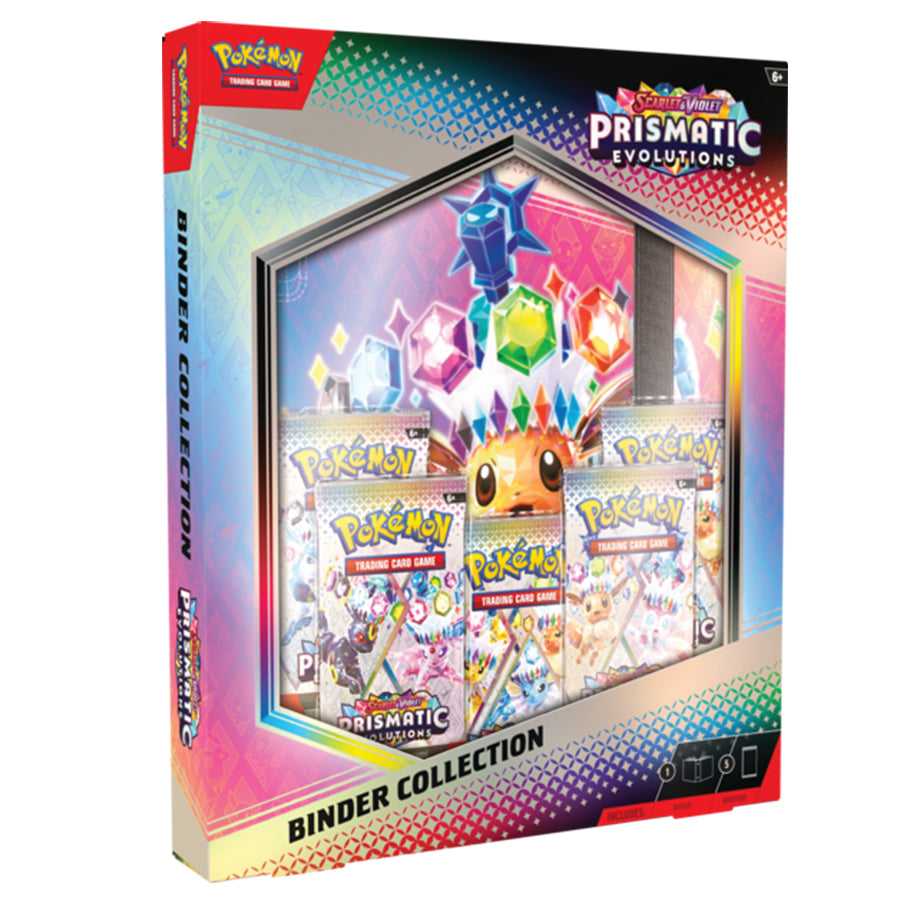 trading card binder near me Prismatic Evolutions Binder Collection [Pokemon]