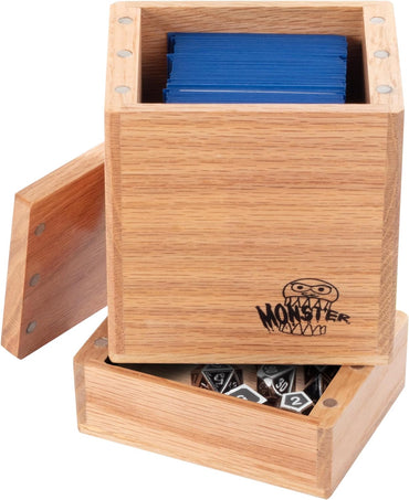 Magnetic Wooden Deck Box - Red Oak [Monster]