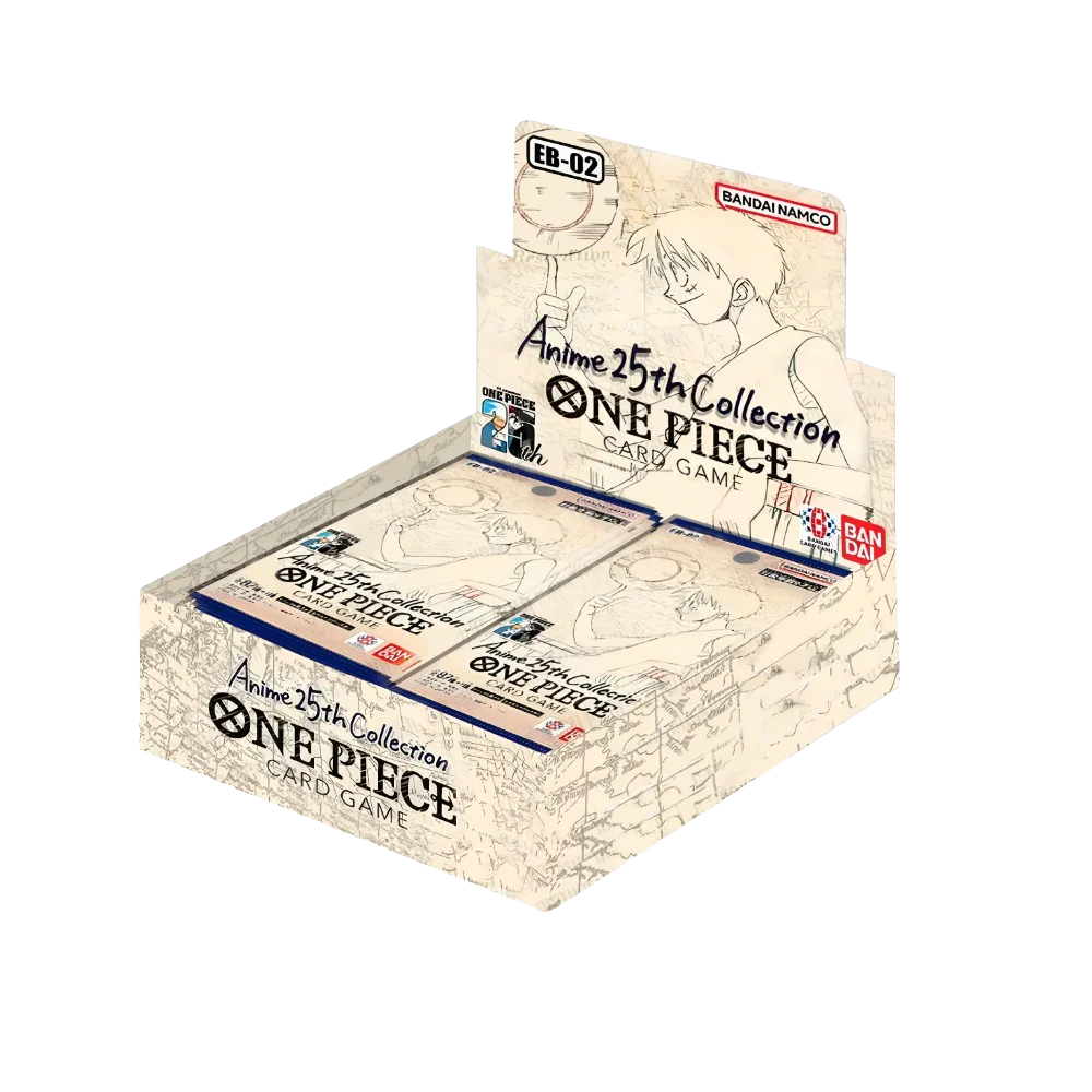 one piece eb-02 booster box CardAnime25th collection (EB-02) Japanese Celebrate the 25th Anniversary of ONE Piece Anime with the Special Extra Booster Eb02 for One Piece Ccg One Piece Anime 25th Collection