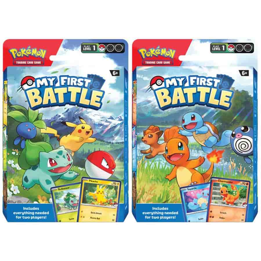 let's play pokemon card game Pokémon My First Battle