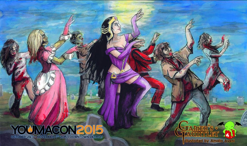 Thrilliana Youmacon 2015 Playmat