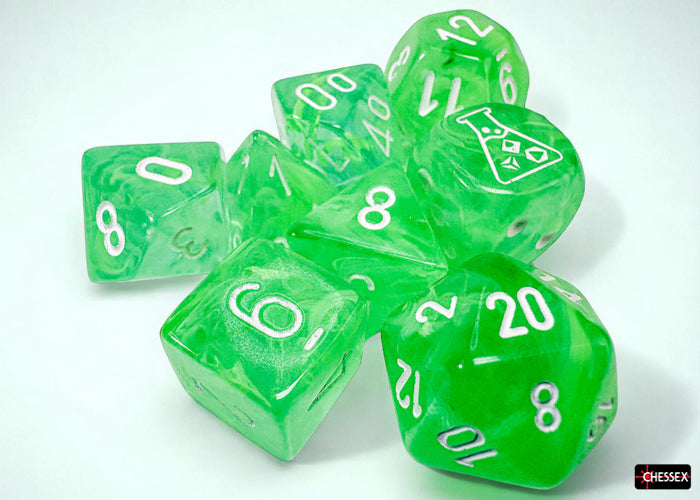 7CT LAB DICE Nebula - Gelatinous/White