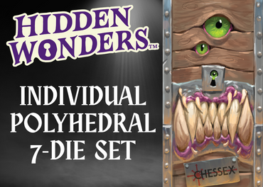 Hidden Wonders - Assorted 7-Die Polyhedral Set