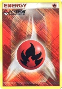 Fire Energy (2009 Unnumbered POP Promo) [League & Championship Cards]
