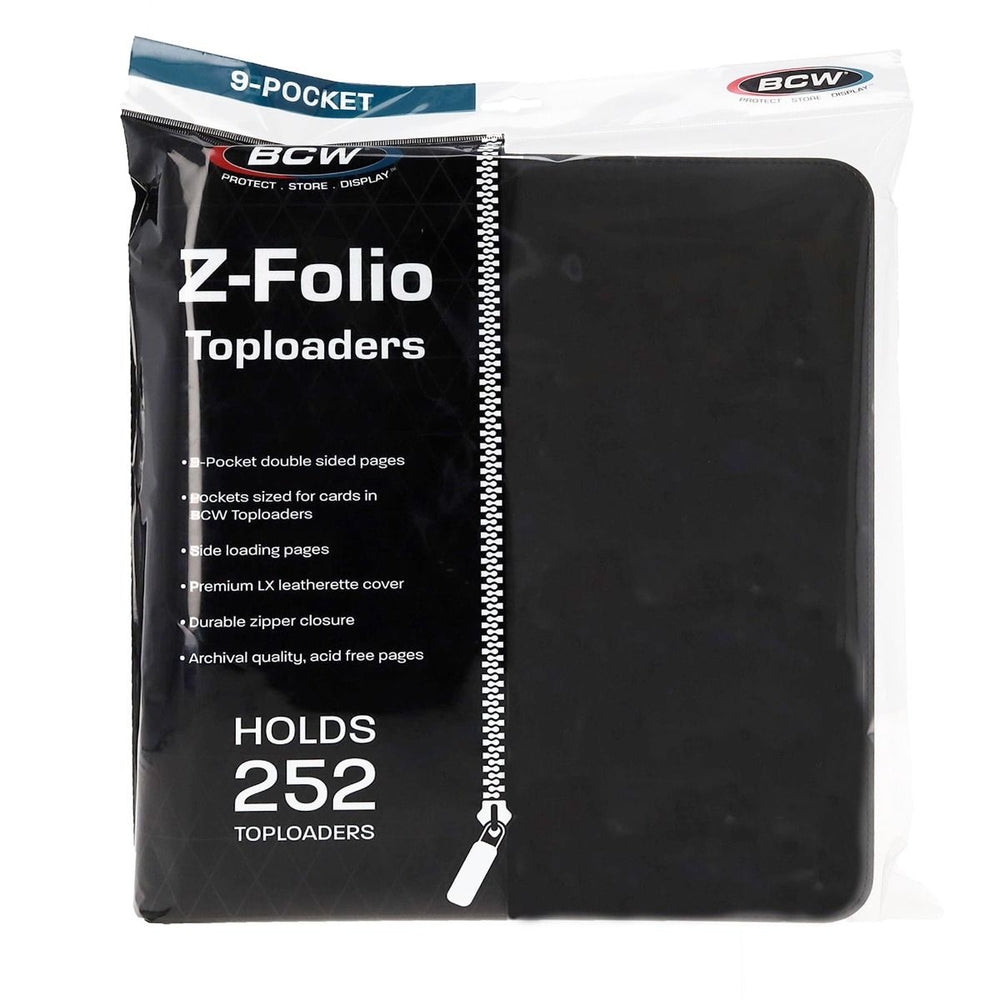 BCW Z-Folio 9-Pocket LX Album for Toploaders