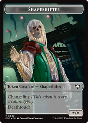Shapeshifter // Golem (0013) Double-Sided Token [Edge of Eternities Commander Tokens]