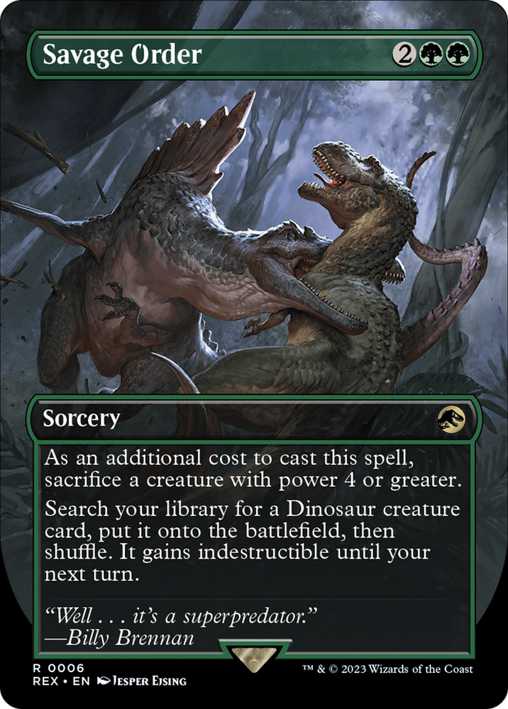 jurassic world mtg cards Jurassic World Collection Cards REX | 33 cards (English)