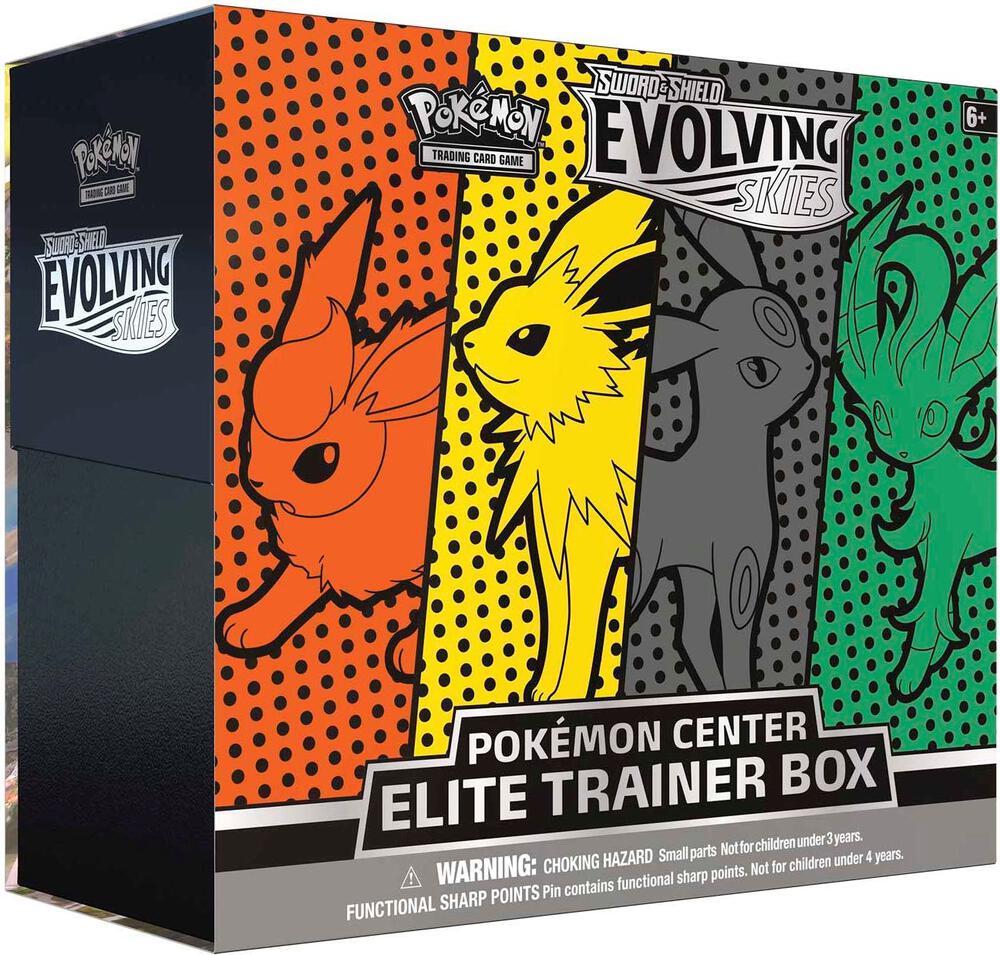Evolving Skies Pokémon Center Elite Trainer Box (Jolteon/Flareon/Umbreon/Leafeon)