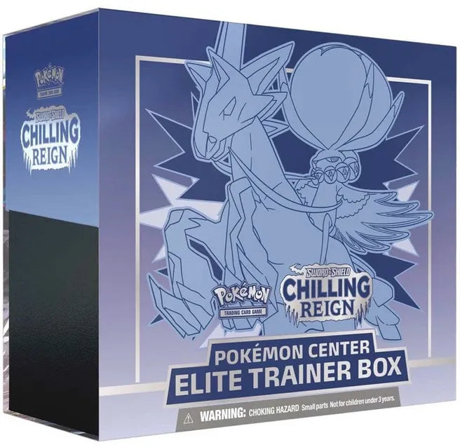 Chilling Reign Pokémon Center Elite Trainer Box  (Ice Rider Calyrex)