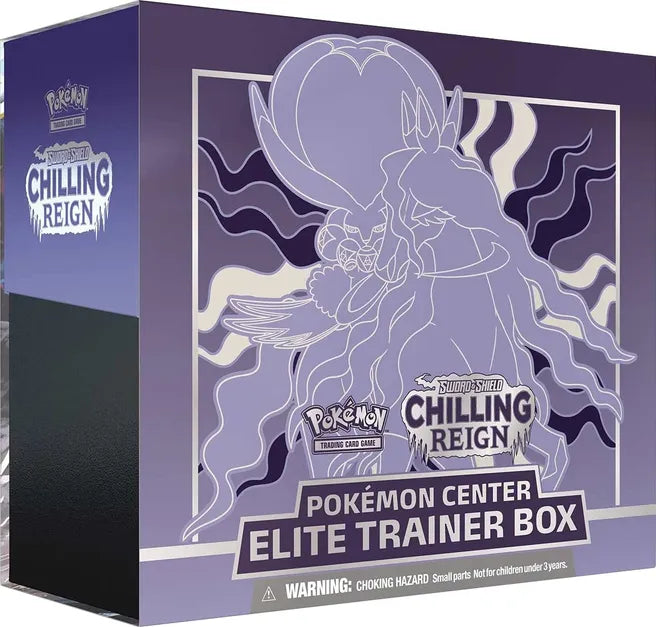 Chilling Reign Pokémon Center Elite Trainer Box  (Shadow Rider Calyrex)