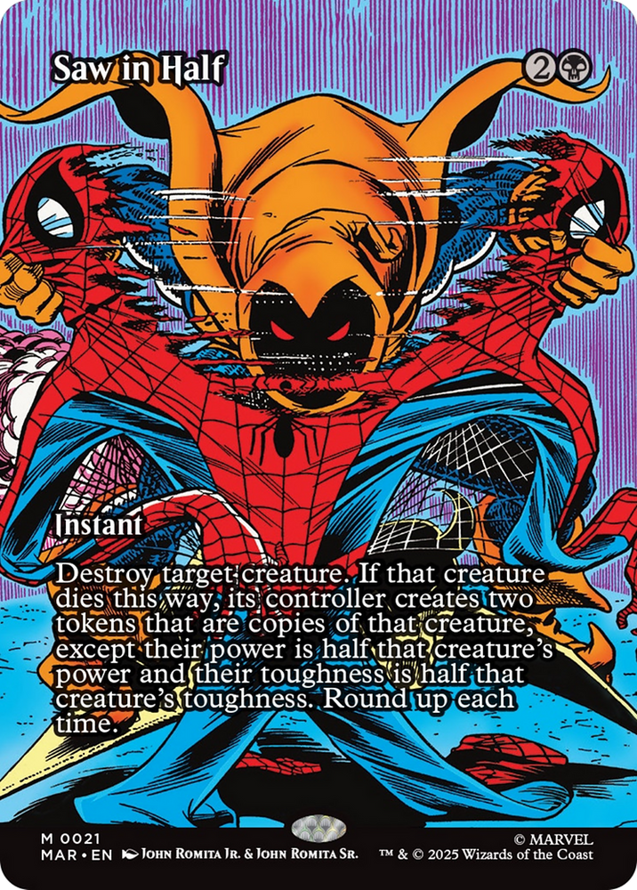 Saw in Half (Borderless) [Marvel Universe: Eternal-Legal]