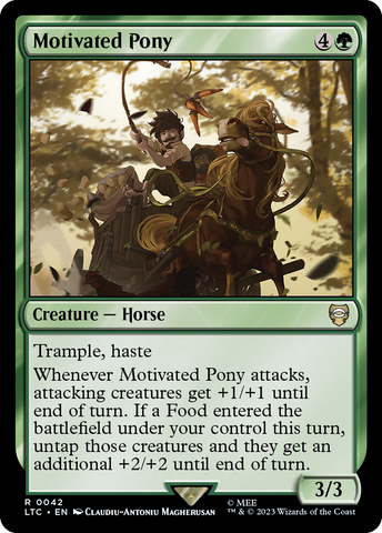 Motivated Pony [The Lord of the Rings: Tales of Middle-Earth Commander]