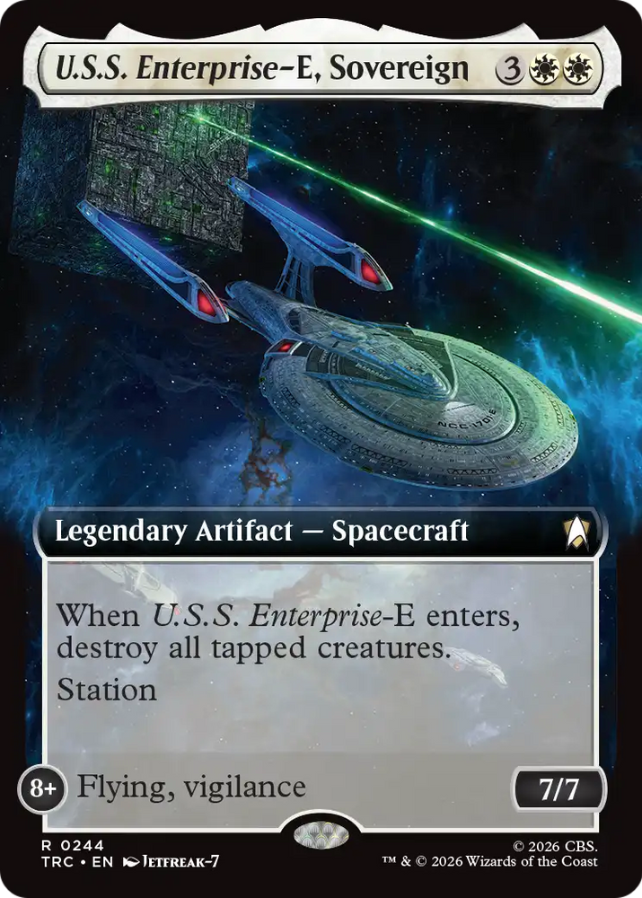 U.S.S. Enterprise-E, Sovereign (Extended Art) [Star Trek Commander]