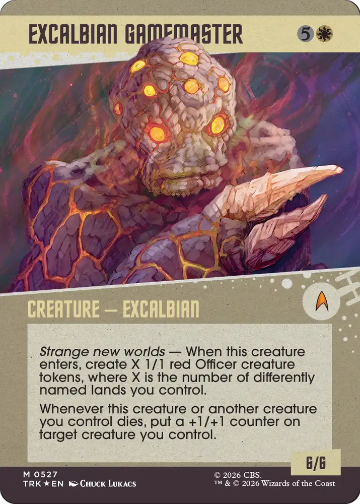 Excalbian Gamemaster (Showcase) (Surge Foil) [Star Trek]