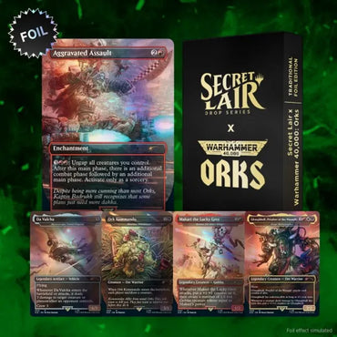 Secret Lair x Warhammer 40,000: Orks - FOIL