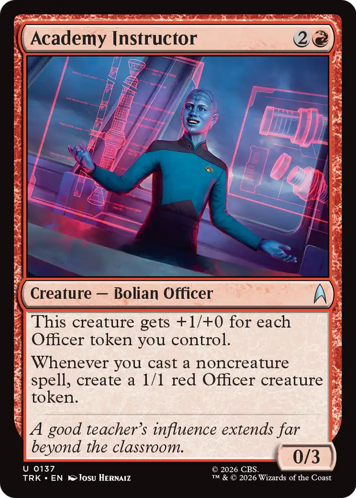 Academy Instructor [Star Trek]