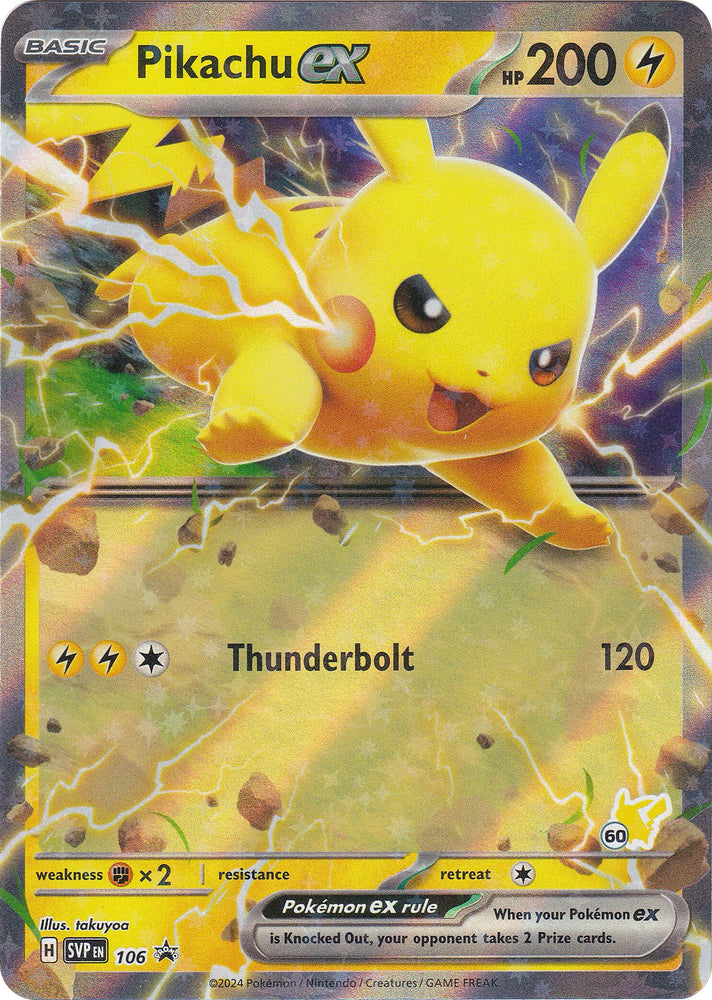 basic pikachu card 60 hp holographic pikachu card hp 60