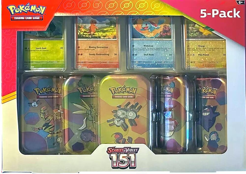 151 Mini Tin 5-Pack (Costco) [Pokémon]