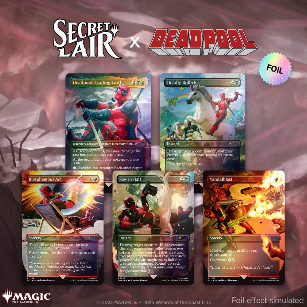 Secret Lair Marvel Foil Bundle 特典付き Magic the Gathering Secret Lair Marvel - The Astonishing