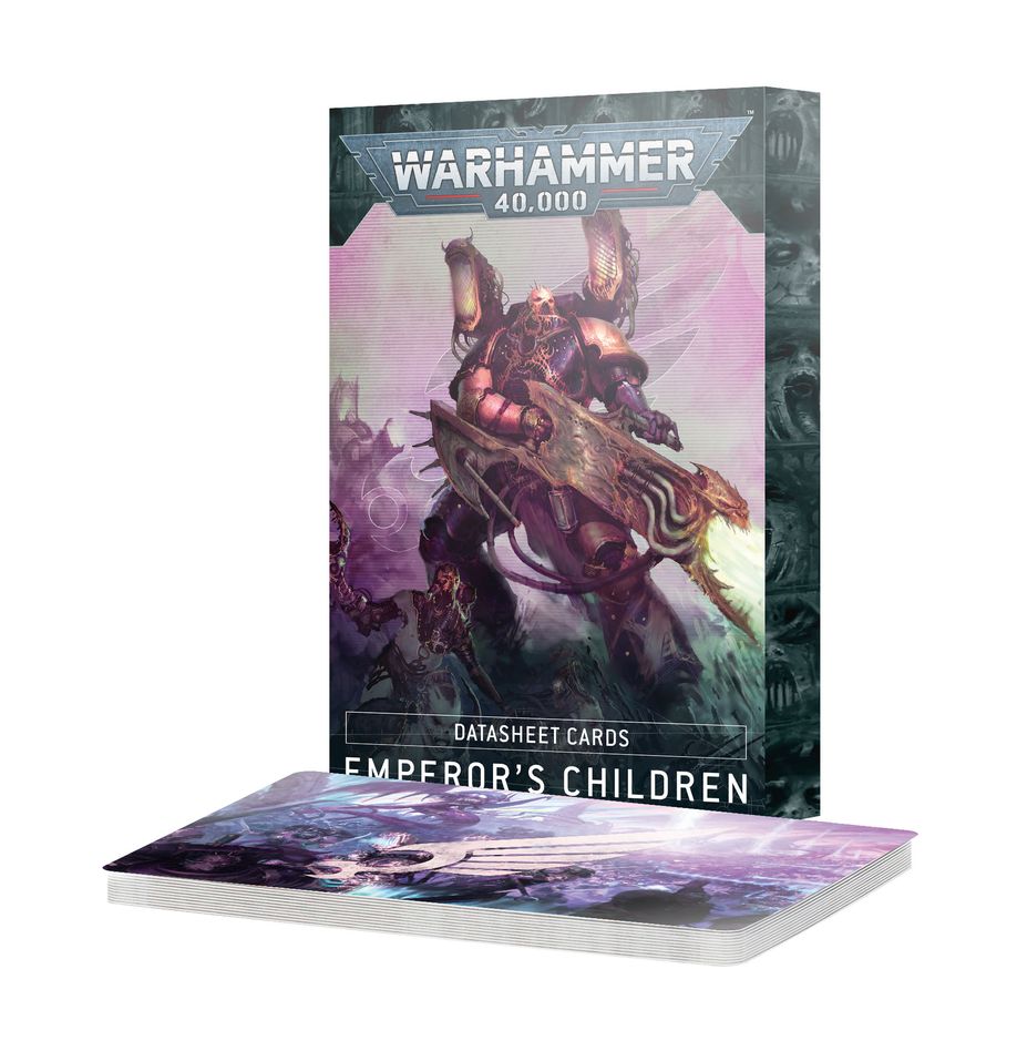 Warhammer 40k: Emperor's Children Datasheet Cards