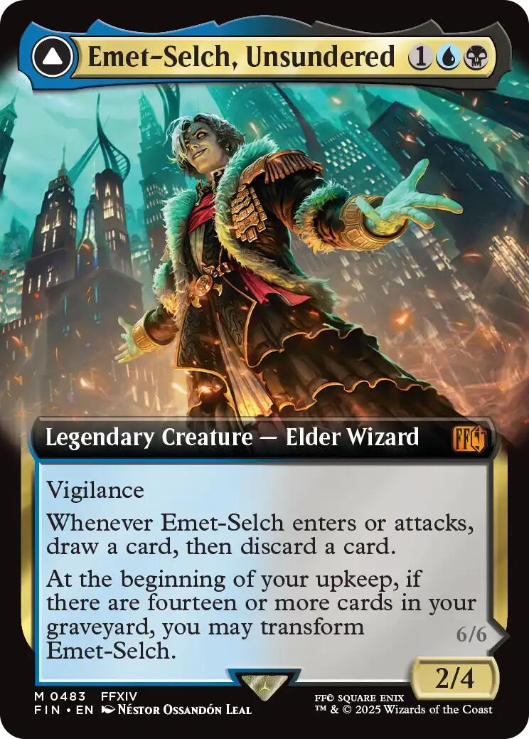 Emet-Selch, Unsundered // Hades, Sorcerer of Eld (Extended Art) [FINAL