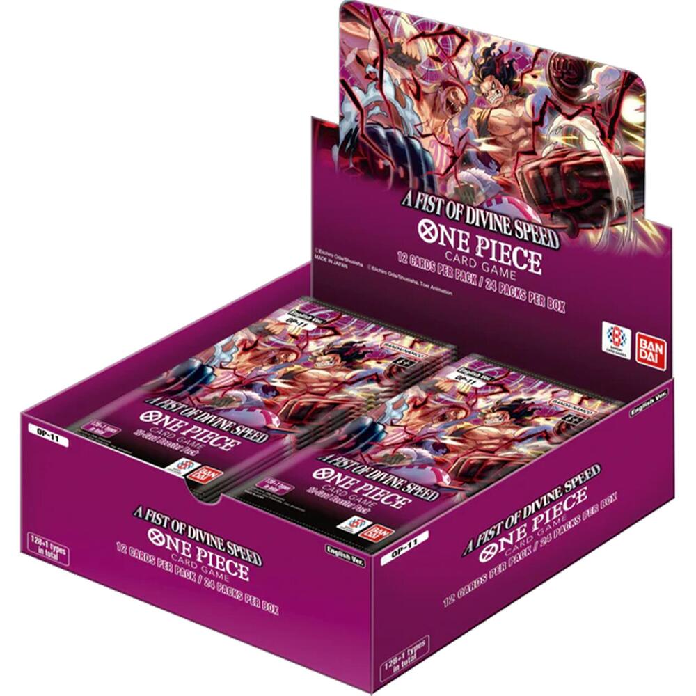 A Fist of Divine Speed Booster Box OP-11 [One Piece]