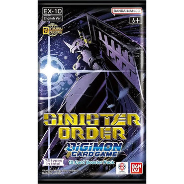 Sinister Order Booster Pack - EX10 [Digimon]