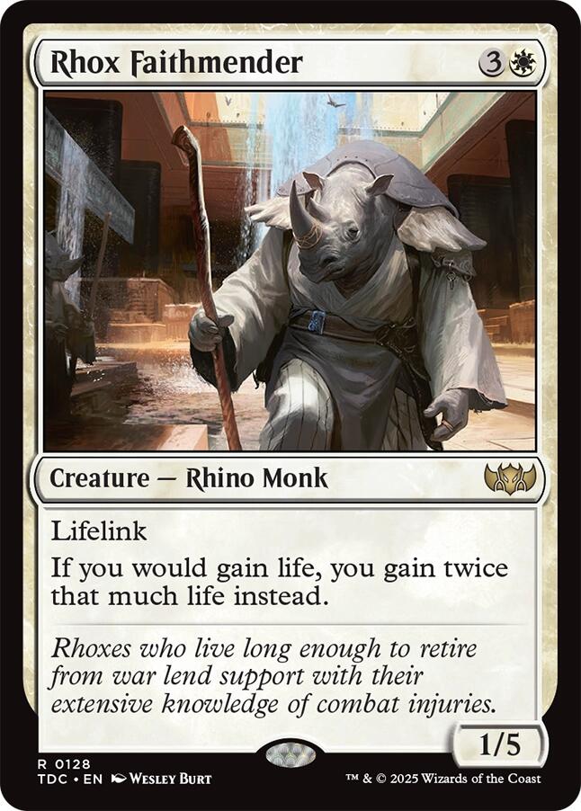 Rhox Faithmender [Tarkir: Dragonstorm Commander]