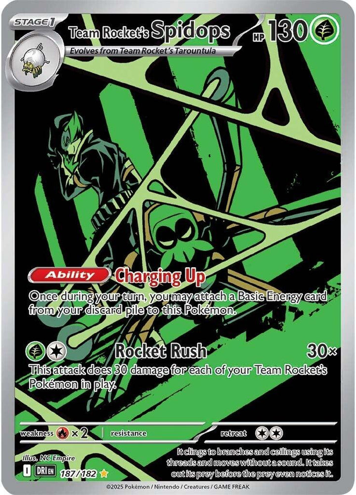 Team Rocket's Spidops (187/182) [Scarlet & Violet: Destined Rivals]