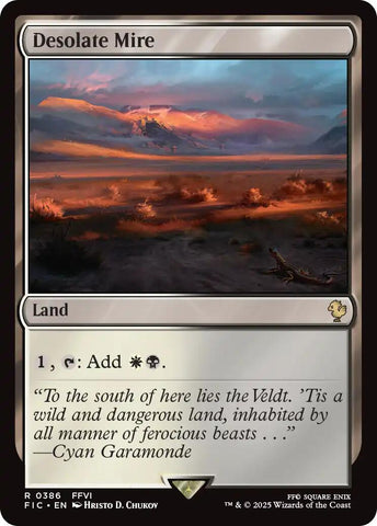 Desolate Mire (Surge Foil) [FINAL FANTASY Commander]