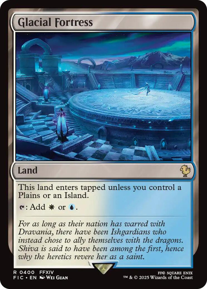 Glacial Fortress (Surge Foil) [FINAL FANTASY Commander]