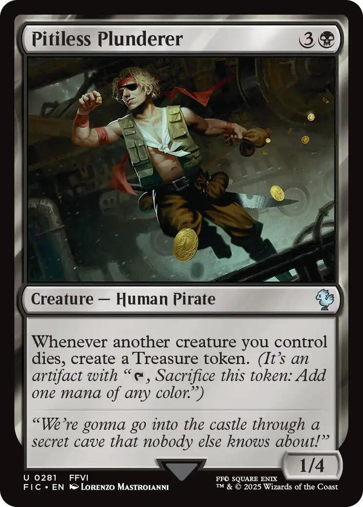 Pitiless Plunderer (Surge Foil) [FINAL FANTASY Commander]