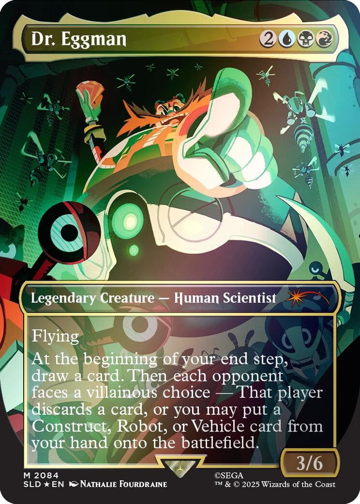Dr. Eggman (Rainbow Foil) [Secret Lair Drop Series]