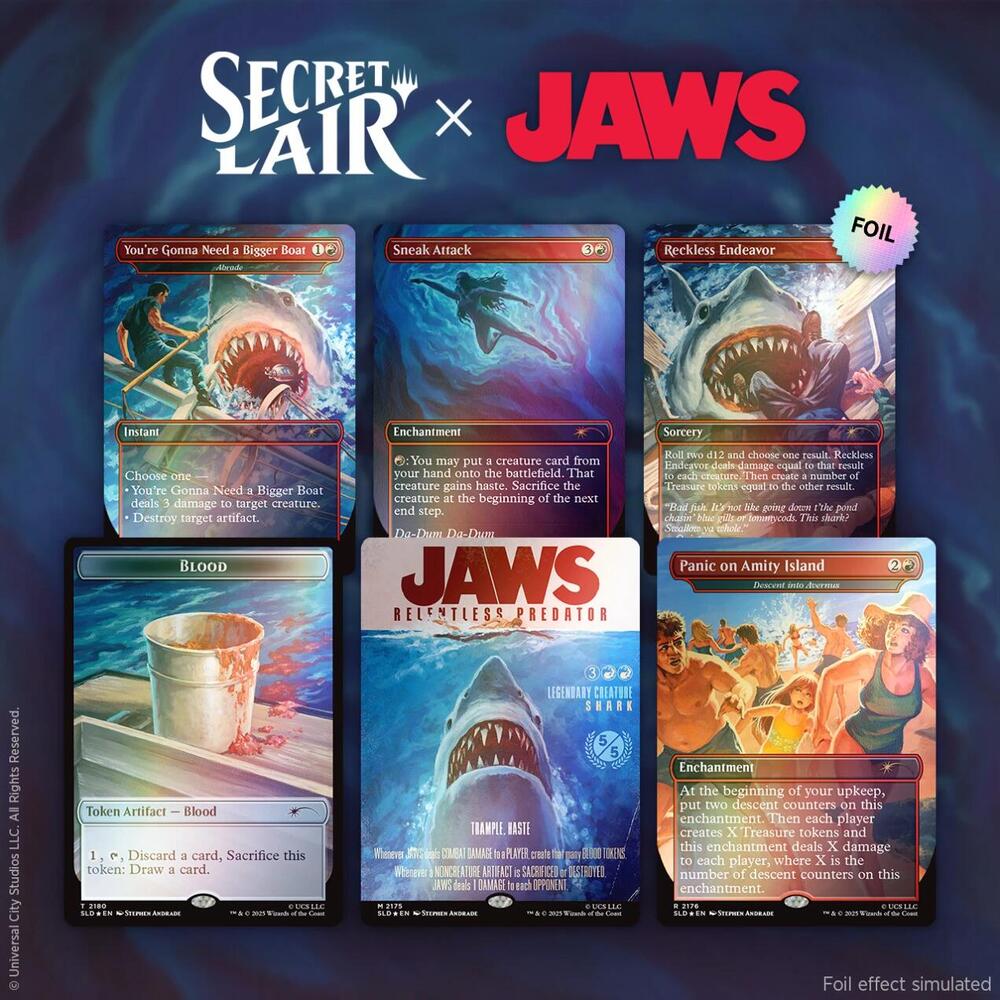 Jaws: Terror of Amity Island (Rainbow Foil) [Secret Lair]