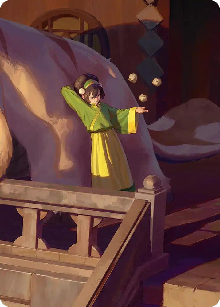 Toph, Greatest Earthbender Art Card [Avatar: The Last Airbender Art Series]