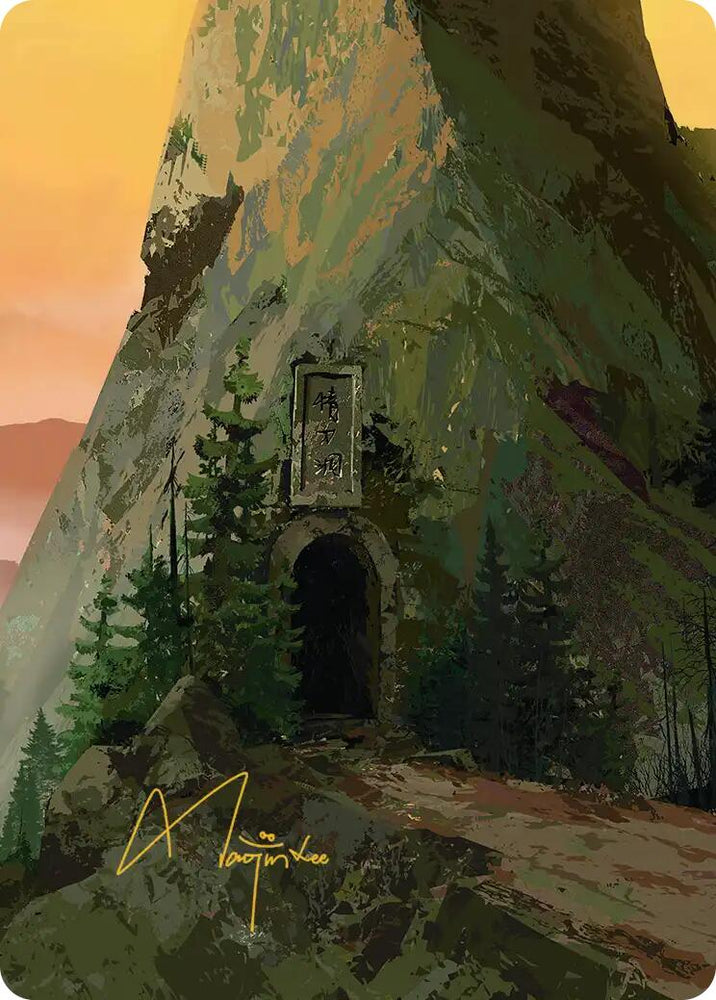 Mountain Art Card (Gold-Stamped Signature) [Avatar: The Last Airbender Art Series]