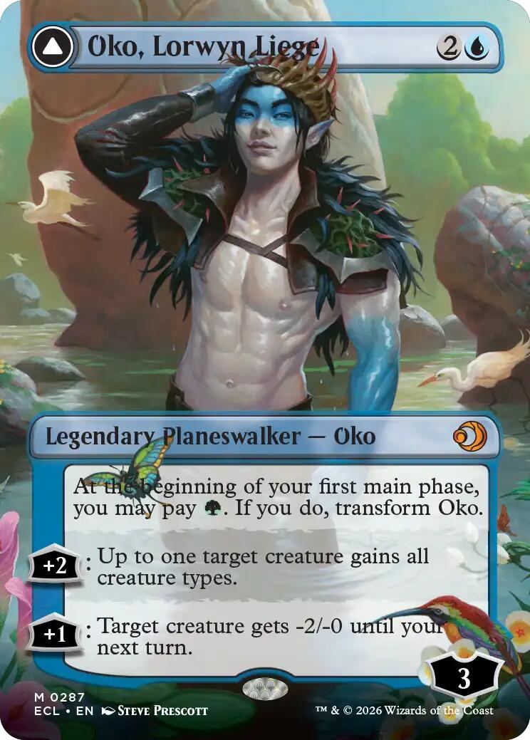 oko mtg card Oko, the Ringleader Art (29/54) (Gold-Stamped Signature) [Outlaws Art by Yongjae Choi. MtG Card Game | Oko"