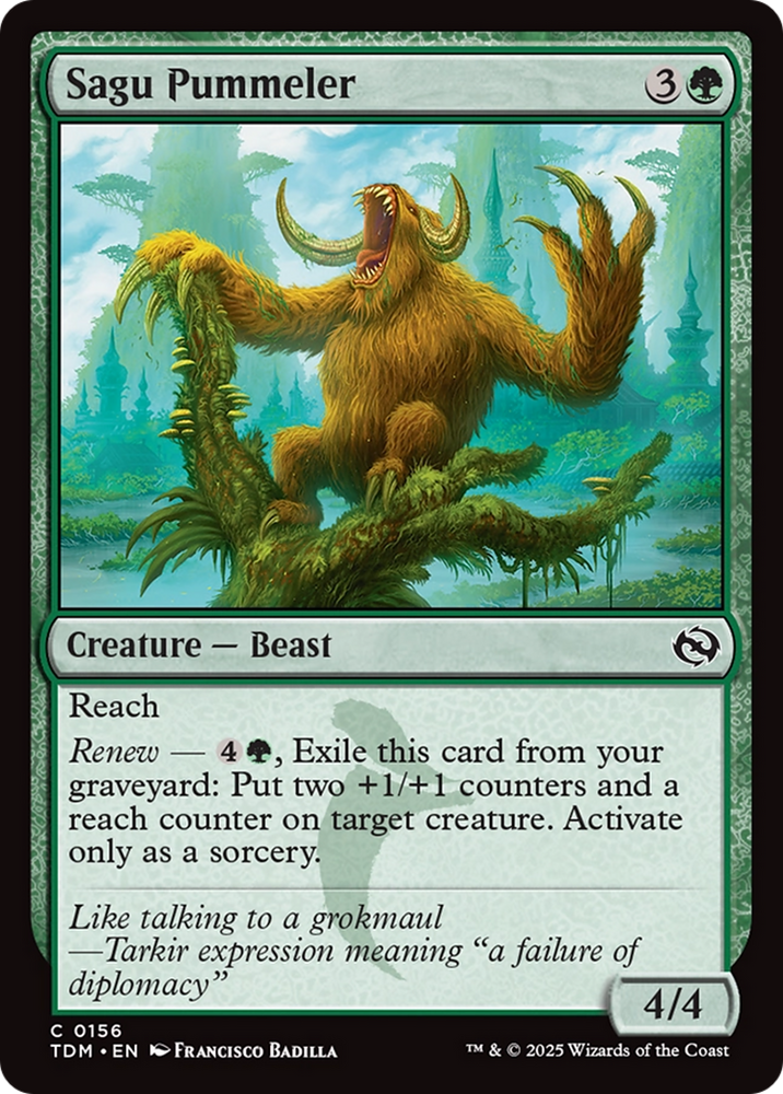 Sagu Pummeler [Tarkir: Dragonstorm]