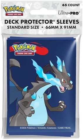 Pokémon Mega Charizard X Deck Protector Sleeves 65ct