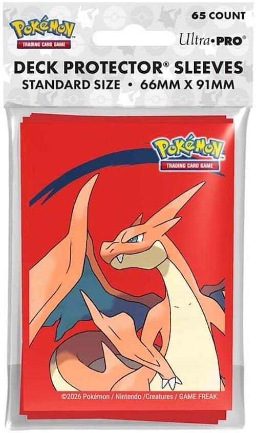 Pokémon Mega Charizard Y Deck Protector Sleeves 65ct