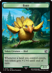Hero (0006) // Bird (0016) Double-Sided Token [FINAL FANTASY Tokens]