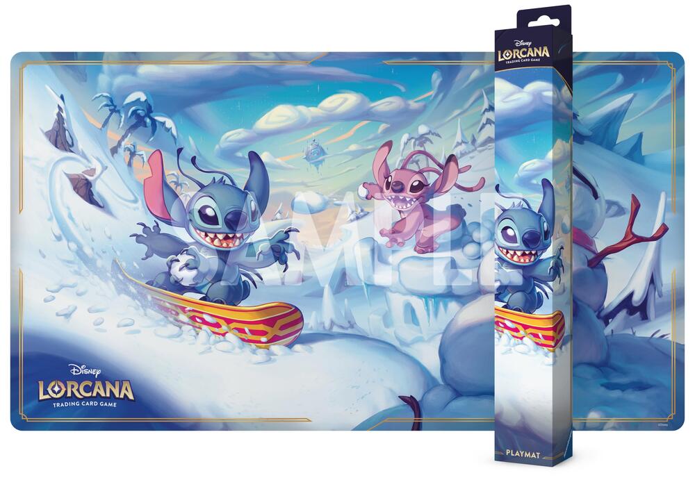 Stitch and Angel in Winterspell Playmat [Lorcana]