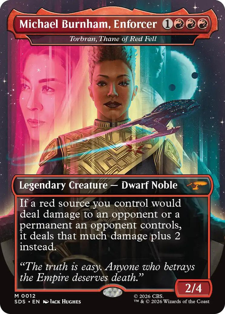 Michael Burnham, Enforcer - Torbran, Thane of Red Fell (Borderless) [Star Trek: Stardates]